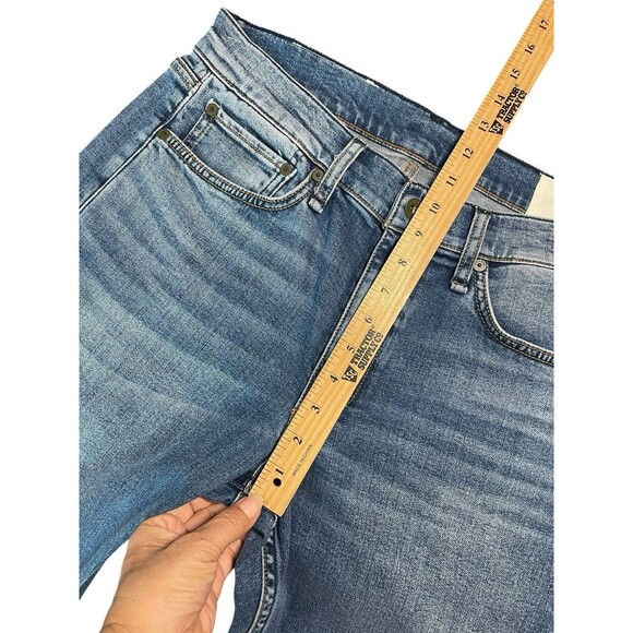 Rag & Bone Malibu With Holes  Fit 2 Slim Mens Jeans Sz 31x32 Blue Distressed - Picture 8 of 15